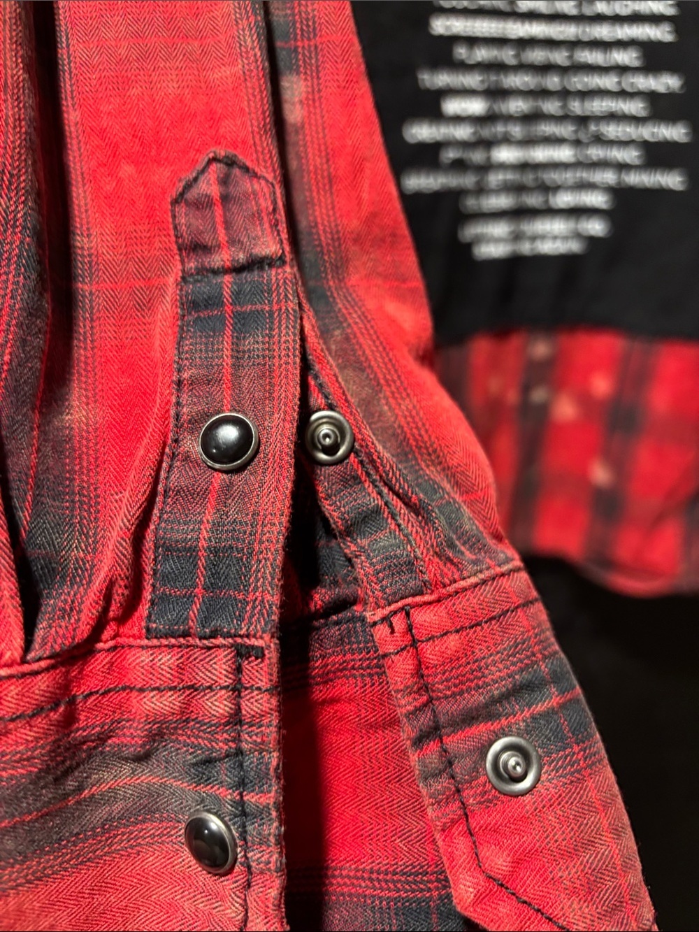 Desigual Punk Grunge Plaid Shirt - Fall - Size XL - Gift Under $100 - Picture 8 of 10